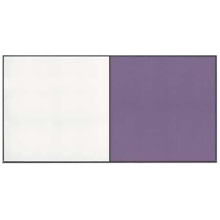 United Visual Products Enclosed Corkboard, 1 Door, 48"x36", 4" Fra, UV3409-WHITE-KEYLIME UV3409-WHITE-KEYLIME